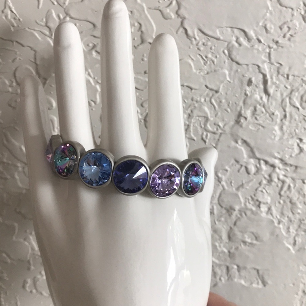 NEW Roxanne Assoulin Swarovski crystal bracelet.